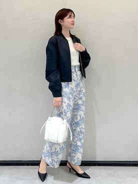 「アイテム（ブルゾン）」を使った、rihoさん（レディース・160cm・20代）の冬コーディネート