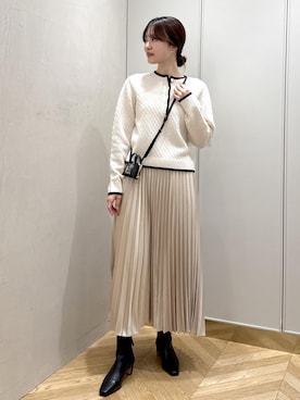 「ROPE'（ロペ）のアイテム」を使った、rihoさん（レディース・160cm）の冬コーディネート