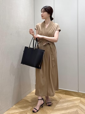 「E'POR（エポール）のアイテム（トートバッグ）」を使った、rihoさん（レディース・160cm）の夏コーディネート