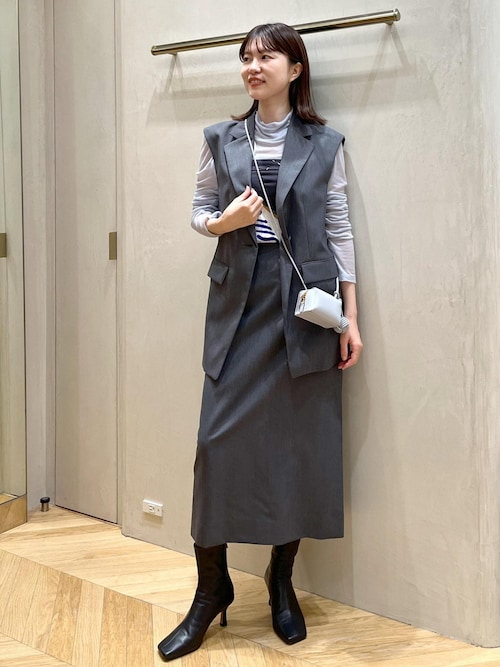 セール】ウールモヘヤタイトスカート/セットアップ対応（スカート