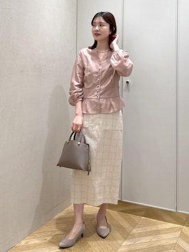 rihoさん（レディース・160cm）の春コーディネート