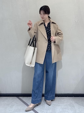 rihoさん（レディース・160cm）の春コーディネート