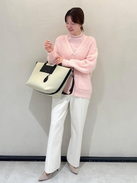 「ROPE'（ロペ）のアイテム」を使った、rihoさん（レディース・160cm）の冬コーディネート