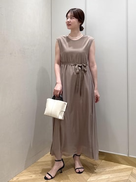「ROPE'（ロペ）のアイテム」を使った、rihoさん（レディース・160cm）の春コーディネート