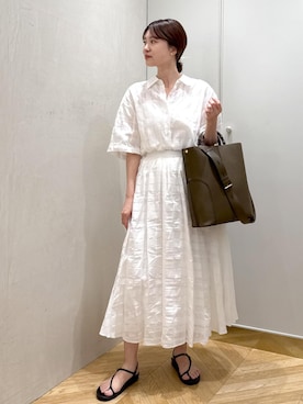 「アイテム（トップス）」を使った、rihoさん（レディース・160cm・20代）の夏コーディネート