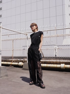 「ワッフル」｜ledtokyo 新宿店さん（レディース・168cm）の夏コーディネート