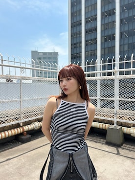 「アイテム（キャミソール、その他）」を使った、ledtokyo 新宿店さん（レディース・160cm）の夏コーディネート