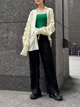 「led.tokyo（レッドトウキョウ）のアイテム」を使った、ledtokyo 新宿店さん（レディース・168cm）の春コーディネート