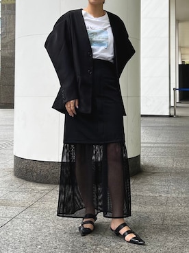 「ビジネスカジュアル」｜ledtokyo 新宿店さん（レディース・165cm）の春コーディネート