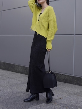 「led.tokyo（レッドトウキョウ）のアイテム」を使った、ledtokyo 新宿店さん（レディース・168cm）の春コーディネート