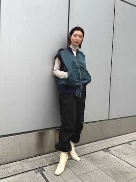 「led.tokyo（レッドトウキョウ）のアイテム」を使った、ledtokyo 新宿店さん（レディース・160cm）の春コーディネート