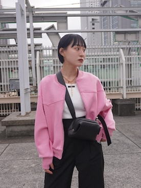 「led.tokyo（レッドトウキョウ）のアイテム（ジャケット/アウター）」を使った、ledtokyo 新宿店さん（レディース・165cm）の春コーディネート