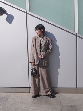 「led.tokyo（レッドトウキョウ）のアイテム（ジャケット/アウター）」を使った、ledtokyo 新宿店さん（レディース・165cm）の春コーディネート