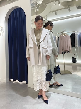 「NOLLEY’S Sophi（ノーリーズソフィ）のアイテム（その他アウター）」を使った、imaiさん（レディース・159cm）の秋コーディネート