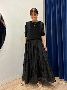 「アイテム（イヤリング）」を使った、imaiさん（レディース・159cm）の夏コーディネート