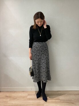 「スカートコーデ」｜imaiさん（レディース・159cm）の秋コーディネート