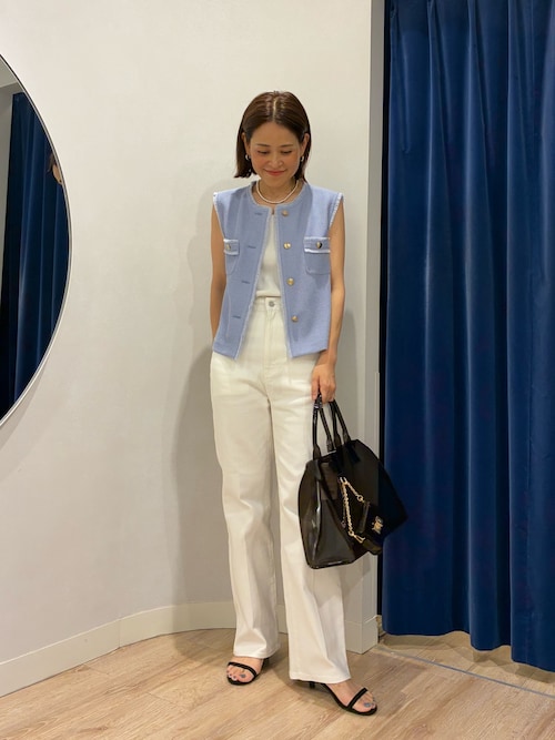 リエミラー Rie Miller 【RM denim】センタープレスハイウエスト