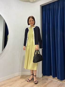 「NOLLEY’S Sophi（ノーリーズソフィ）のアイテム（ワンピース/ドレス）」を使った、imaiさん（レディース・159cm）の春コーディネート