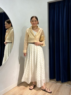 「NOLLEY’S（ノーリーズ）のアイテム」を使った、imaiさん（レディース・160cm）の春コーディネート