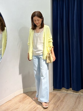 「NOLLEY’S（ノーリーズ）のアイテム（チョーカー）」を使った、imaiさん（レディース・160cm）の春コーディネート