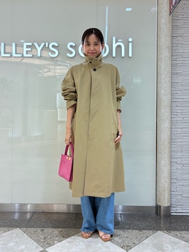 「アイテム（ダッフルコート）」を使った、imaiさん（レディース・159cm）の秋コーディネート