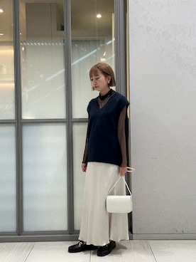 「ハイトーンカラー」｜さきてぃさん（レディース・153cm）の秋コーディネート