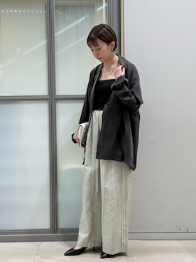 「Rouge vif（ルージュヴィフ）のアイテム」を使った、さきてぃさん（レディース・153cm）の春コーディネート