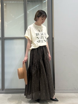 さきてぃさん(レディース・153cm)の夏コーディネート
