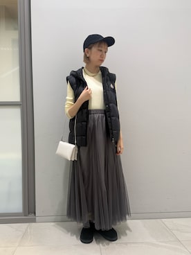 「MOHI（モヒ）のアイテム」を使った、さきてぃさん（レディース・153cm）の冬コーディネート