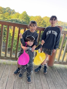 「アイテム（パンツ）」を使った、Lunarion.21さん（キッズ・90cm）の秋コーディネート