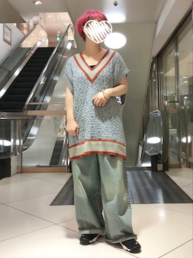 「ゆるゆる」｜kuuさん（レディース・154cm）の春コーディネート