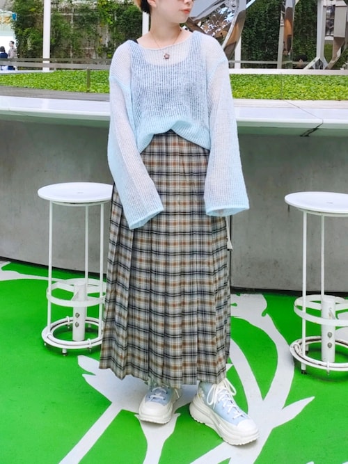 セール】モヘアタッチシアーニットゆるプルオーバー（ニット