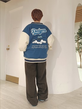 「ブルー」｜kuuさん（レディース・154cm）の冬コーディネート