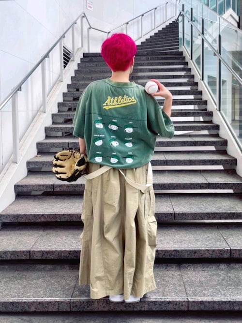 ＭＬＢ×ＰＥＡＮＵＴＳコラボ　ＢＩＧ TEE/ユニセックス