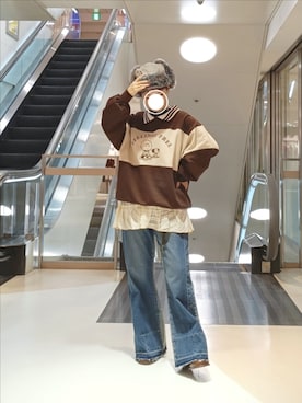 「アイテム（キャミソール）」を使った、kuuさん（レディース・154cm）の秋コーディネート