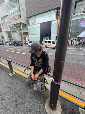 「アイテム（パーカー）」を使った、24tさん（メンズ・170cm・10代）の秋コーディネート