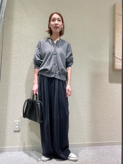 ■美品 かぐれ ドライコットンVネック ニット カーディガン ドライコットンVネックカーディガン（ニット/セーター）｜かぐれ