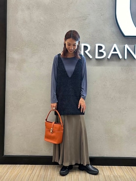 「アーバンリサーチ」｜およぴさん（レディース・164cm）の秋コーディネート