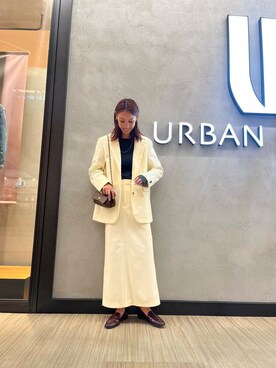 「アーバンリサーチ」｜およぴさん（レディース・164cm）の秋コーディネート