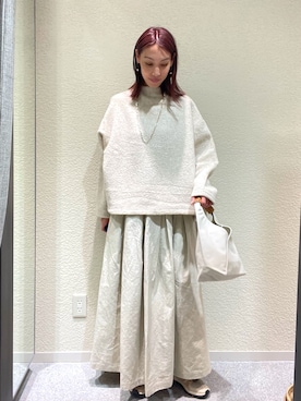 「アイテム（その他トップス）」を使った、およぴさん（レディース・164cm）の秋コーディネート