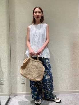 「かぐれ（カグレ）のアイテム」を使った、♢♦︎RINA♦︎♢さん（レディース・164cm）の春コーディネート