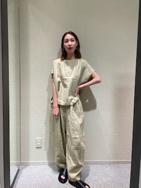 「かぐれ（カグレ）のアイテム（シャツ/ブラウス）」を使った、♢♦︎RINA♦︎♢さん（レディース・164cm）の夏コーディネート