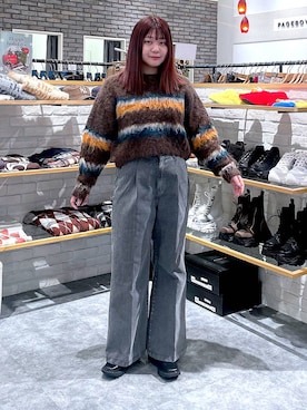 「PBLIM（ページボーイリム）のアイテム」を使った、keinnna79さん（レディース・160cm）の冬コーディネート