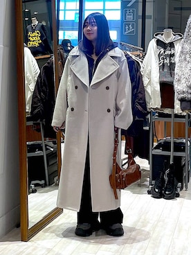 「アイテム（チェスターコート）」を使った、keinnna79さん（レディース・160cm・20代）の秋コーディネート