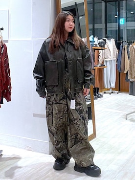 「アイテム（カーゴパンツ）」を使った、keinnna79さん（レディース・160cm・20代）の秋コーディネート