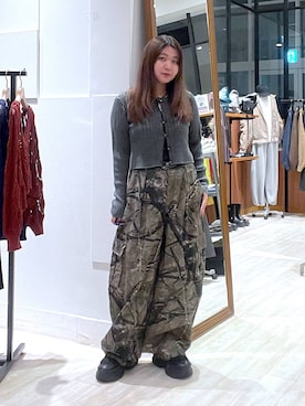 「アイテム（カーゴパンツ）」を使った、keinnna79さん（レディース・160cm・20代）の秋コーディネート