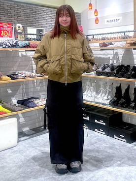 「PBLIM（ページボーイリム）のアイテム（ブルゾン）」を使った、keinnna79さん（レディース・160cm）の秋コーディネート