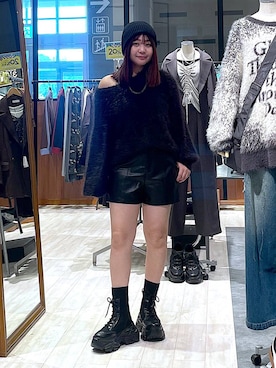 「PBLIM（ページボーイリム）のアイテム（帽子）」を使った、keinnna79さん（レディース・160cm）の秋コーディネート