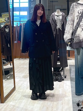 「アイテム（テーラードジャケット）」を使った、keinnna79さん（レディース・160cm）の秋コーディネート