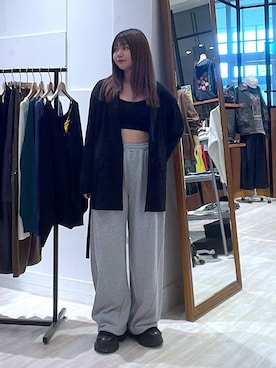 「PBLIM（ページボーイリム）のアイテム（スウェットパンツ）」を使った、keinnna79さん（レディース・160cm）の秋コーディネート